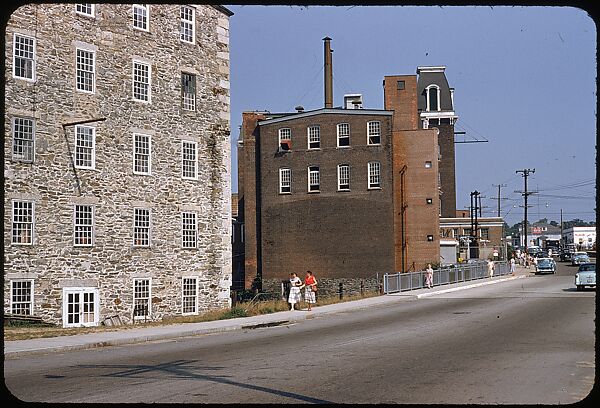 [654 Views of Mills, for Fortune Article "These Dark Satanic Mills"], Walker Evans (American, St. Louis, Missouri 1903–1975 New Haven, Connecticut), Color film transparency