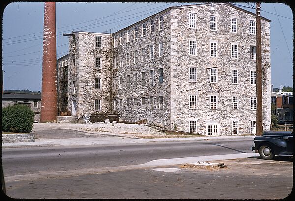 [654 Views of Mills, for Fortune Article "These Dark Satanic Mills"], Walker Evans (American, St. Louis, Missouri 1903–1975 New Haven, Connecticut), Color film transparency