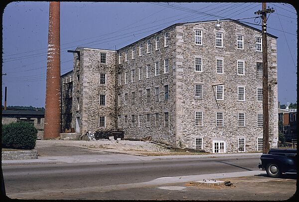 [654 Views of Mills, for Fortune Article "These Dark Satanic Mills"], Walker Evans (American, St. Louis, Missouri 1903–1975 New Haven, Connecticut), Color film transparency