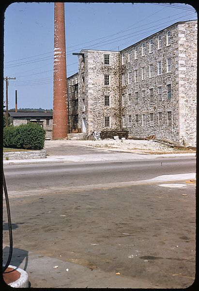 [654 Views of Mills, for Fortune Article "These Dark Satanic Mills"], Walker Evans (American, St. Louis, Missouri 1903–1975 New Haven, Connecticut), Color film transparency