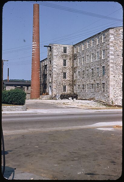 [654 Views of Mills, for Fortune Article "These Dark Satanic Mills"], Walker Evans (American, St. Louis, Missouri 1903–1975 New Haven, Connecticut), Color film transparency