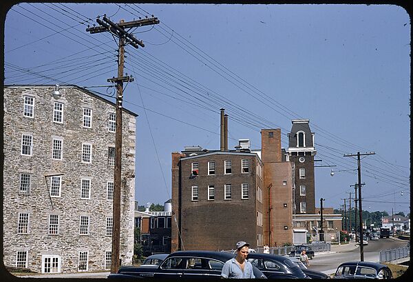[654 Views of Mills, for Fortune Article "These Dark Satanic Mills"], Walker Evans (American, St. Louis, Missouri 1903–1975 New Haven, Connecticut), Color film transparency