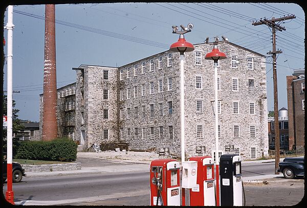 [654 Views of Mills, for Fortune Article "These Dark Satanic Mills"], Walker Evans (American, St. Louis, Missouri 1903–1975 New Haven, Connecticut), Color film transparency