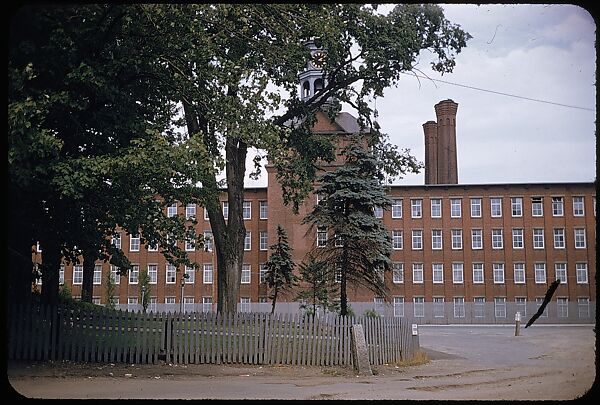 [654 Views of Mills, for Fortune Article "These Dark Satanic Mills"], Walker Evans (American, St. Louis, Missouri 1903–1975 New Haven, Connecticut), Color film transparency