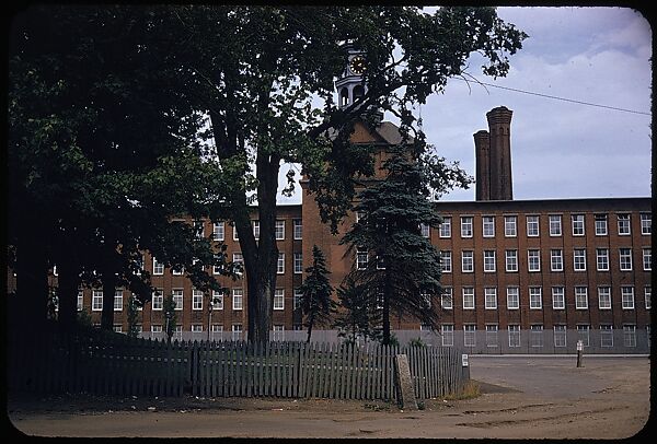 [654 Views of Mills, for Fortune Article "These Dark Satanic Mills"], Walker Evans (American, St. Louis, Missouri 1903–1975 New Haven, Connecticut), Color film transparency