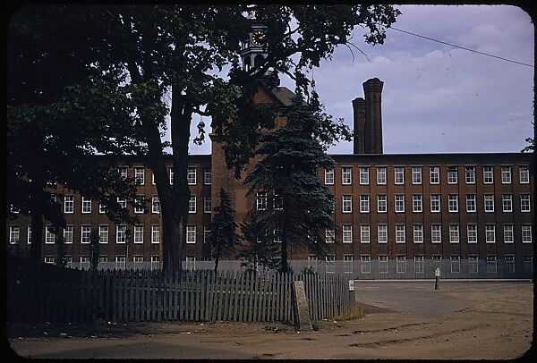 [654 Views of Mills, for Fortune Article "These Dark Satanic Mills"], Walker Evans (American, St. Louis, Missouri 1903–1975 New Haven, Connecticut), Color film transparency