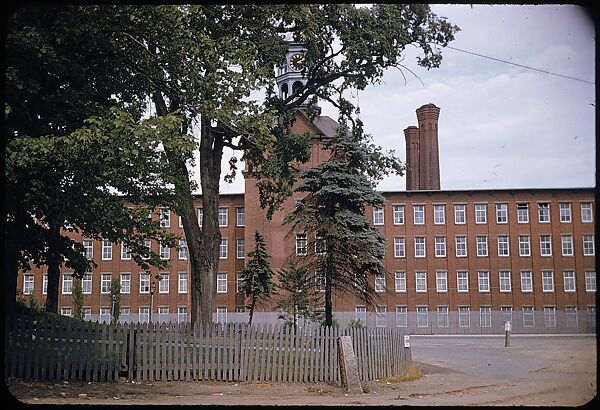 [654 Views of Mills, for Fortune Article "These Dark Satanic Mills"], Walker Evans (American, St. Louis, Missouri 1903–1975 New Haven, Connecticut), Color film transparency