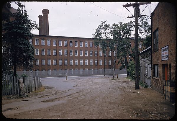 [654 Views of Mills, for Fortune Article "These Dark Satanic Mills"], Walker Evans (American, St. Louis, Missouri 1903–1975 New Haven, Connecticut), Color film transparency