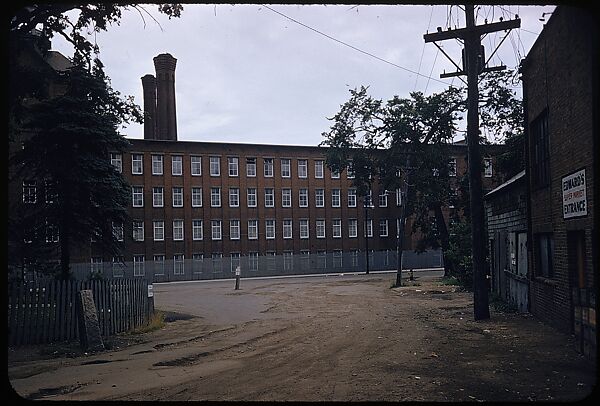 [654 Views of Mills, for Fortune Article "These Dark Satanic Mills"], Walker Evans (American, St. Louis, Missouri 1903–1975 New Haven, Connecticut), Color film transparency