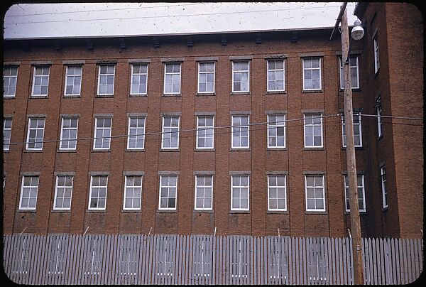 [654 Views of Mills, for Fortune Article "These Dark Satanic Mills"], Walker Evans (American, St. Louis, Missouri 1903–1975 New Haven, Connecticut), Color film transparency