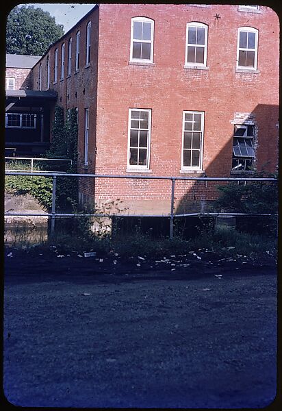 [654 Views of Mills, for Fortune Article "These Dark Satanic Mills"], Walker Evans (American, St. Louis, Missouri 1903–1975 New Haven, Connecticut), Color film transparency