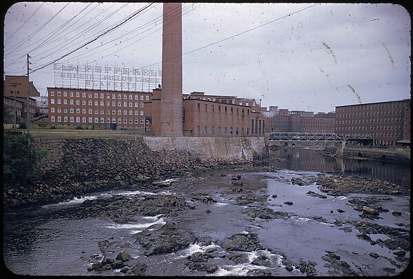 [654 Views of Mills, for Fortune Article "These Dark Satanic Mills"], Walker Evans (American, St. Louis, Missouri 1903–1975 New Haven, Connecticut), Color film transparency