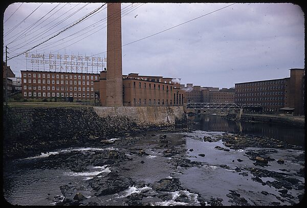 [654 Views of Mills, for Fortune Article "These Dark Satanic Mills"], Walker Evans (American, St. Louis, Missouri 1903–1975 New Haven, Connecticut), Color film transparency