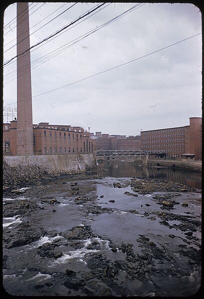 [654 Views of Mills, for Fortune Article "These Dark Satanic Mills"], Walker Evans (American, St. Louis, Missouri 1903–1975 New Haven, Connecticut), Color film transparency
