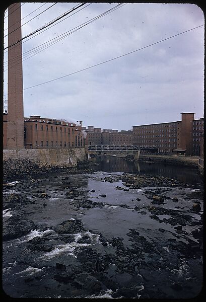 [654 Views of Mills, for Fortune Article "These Dark Satanic Mills"], Walker Evans (American, St. Louis, Missouri 1903–1975 New Haven, Connecticut), Color film transparency