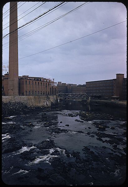 [654 Views of Mills, for Fortune Article "These Dark Satanic Mills"], Walker Evans (American, St. Louis, Missouri 1903–1975 New Haven, Connecticut), Color film transparency