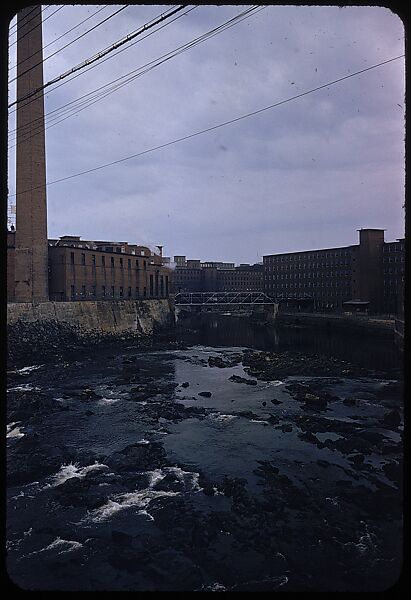 [654 Views of Mills, for Fortune Article "These Dark Satanic Mills"], Walker Evans (American, St. Louis, Missouri 1903–1975 New Haven, Connecticut), Color film transparency
