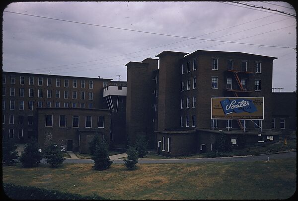 [654 Views of Mills, for Fortune Article "These Dark Satanic Mills"], Walker Evans (American, St. Louis, Missouri 1903–1975 New Haven, Connecticut), Color film transparency