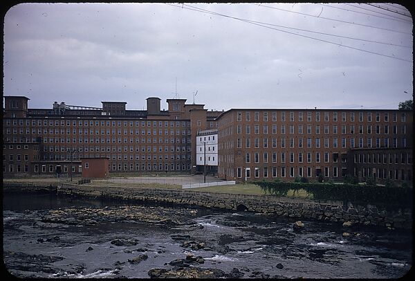 [654 Views of Mills, for Fortune Article "These Dark Satanic Mills"], Walker Evans (American, St. Louis, Missouri 1903–1975 New Haven, Connecticut), Color film transparency