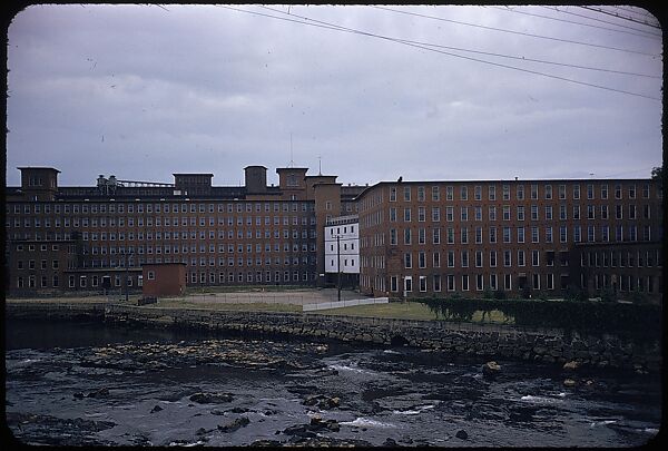 [654 Views of Mills, for Fortune Article "These Dark Satanic Mills"], Walker Evans (American, St. Louis, Missouri 1903–1975 New Haven, Connecticut), Color film transparency