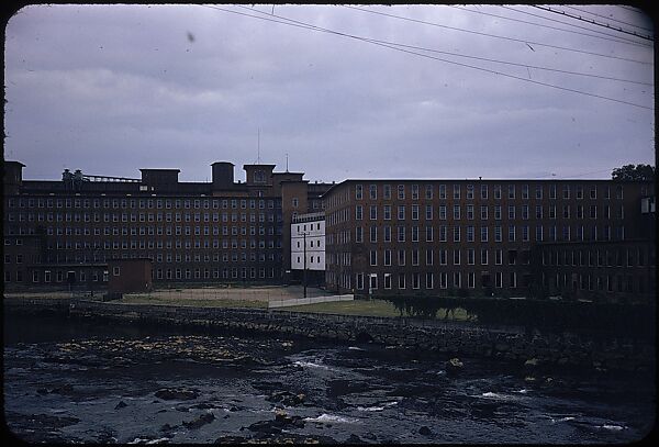 [654 Views of Mills, for Fortune Article "These Dark Satanic Mills"], Walker Evans (American, St. Louis, Missouri 1903–1975 New Haven, Connecticut), Color film transparency