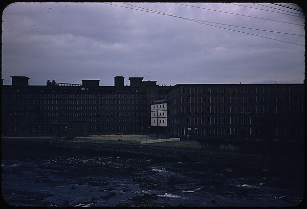 [654 Views of Mills, for Fortune Article "These Dark Satanic Mills"], Walker Evans (American, St. Louis, Missouri 1903–1975 New Haven, Connecticut), Color film transparency