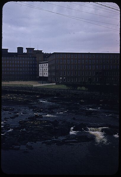 [654 Views of Mills, for Fortune Article "These Dark Satanic Mills"], Walker Evans (American, St. Louis, Missouri 1903–1975 New Haven, Connecticut), Color film transparency