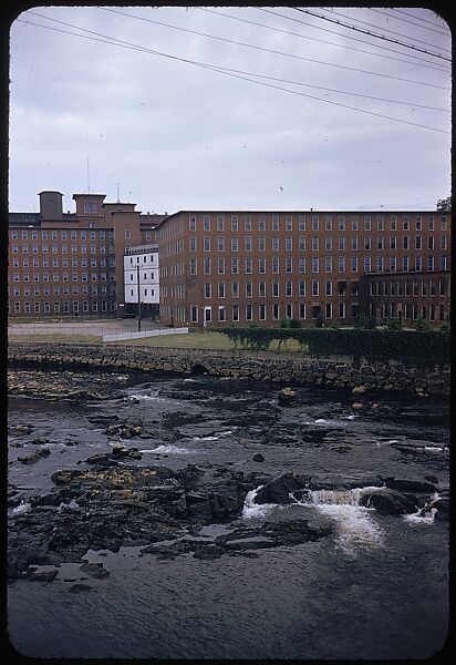 [654 Views of Mills, for Fortune Article "These Dark Satanic Mills"], Walker Evans (American, St. Louis, Missouri 1903–1975 New Haven, Connecticut), Color film transparency