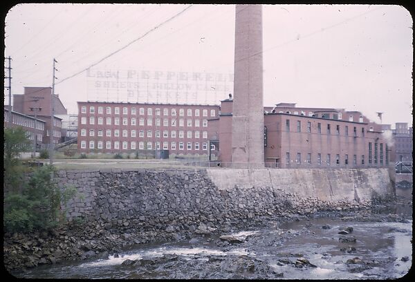 [654 Views of Mills, for Fortune Article "These Dark Satanic Mills"], Walker Evans (American, St. Louis, Missouri 1903–1975 New Haven, Connecticut), Color film transparency