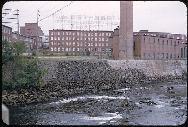 [654 Views of Mills, for Fortune Article "These Dark Satanic Mills"], Walker Evans (American, St. Louis, Missouri 1903–1975 New Haven, Connecticut), Color film transparency