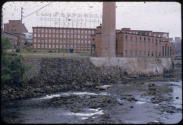 [654 Views of Mills, for Fortune Article "These Dark Satanic Mills"], Walker Evans (American, St. Louis, Missouri 1903–1975 New Haven, Connecticut), Color film transparency