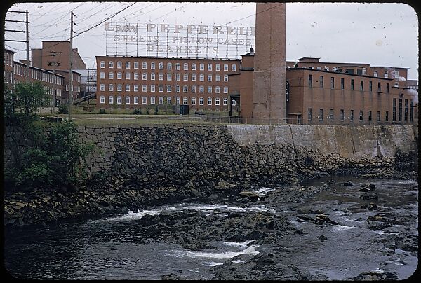 [654 Views of Mills, for Fortune Article "These Dark Satanic Mills"], Walker Evans (American, St. Louis, Missouri 1903–1975 New Haven, Connecticut), Color film transparency