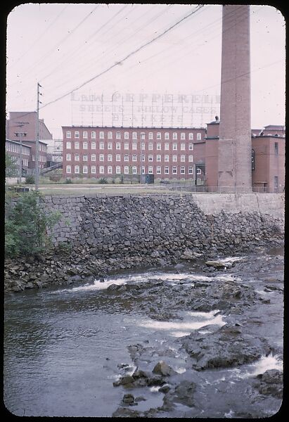 [654 Views of Mills, for Fortune Article "These Dark Satanic Mills"], Walker Evans (American, St. Louis, Missouri 1903–1975 New Haven, Connecticut), Color film transparency
