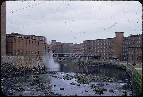 [654 Views of Mills, for Fortune Article "These Dark Satanic Mills"], Walker Evans (American, St. Louis, Missouri 1903–1975 New Haven, Connecticut), Color film transparency