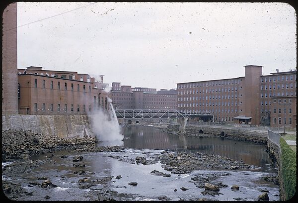 [654 Views of Mills, for Fortune Article "These Dark Satanic Mills"], Walker Evans (American, St. Louis, Missouri 1903–1975 New Haven, Connecticut), Color film transparency