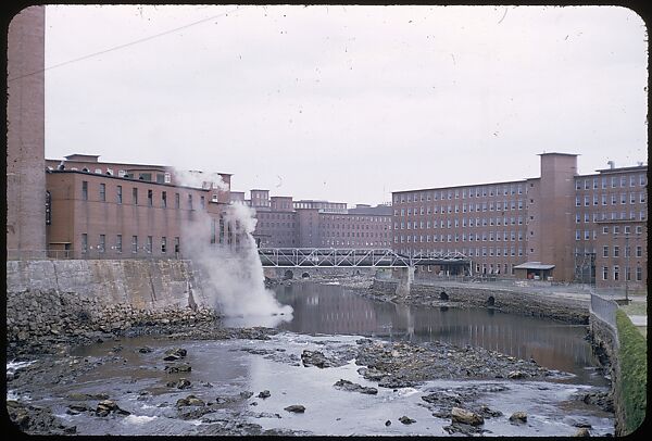 [654 Views of Mills, for Fortune Article "These Dark Satanic Mills"], Walker Evans (American, St. Louis, Missouri 1903–1975 New Haven, Connecticut), Color film transparency