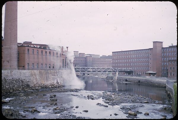 [654 Views of Mills, for Fortune Article "These Dark Satanic Mills"], Walker Evans (American, St. Louis, Missouri 1903–1975 New Haven, Connecticut), Color film transparency