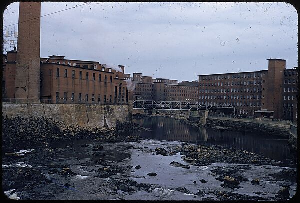 [654 Views of Mills, for Fortune Article "These Dark Satanic Mills"], Walker Evans (American, St. Louis, Missouri 1903–1975 New Haven, Connecticut), Color film transparency