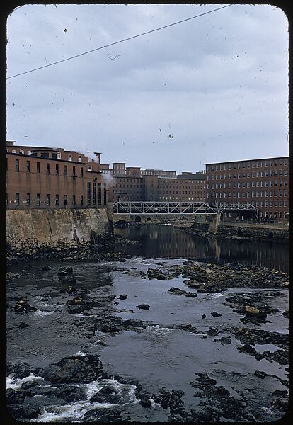 [654 Views of Mills, for Fortune Article "These Dark Satanic Mills"], Walker Evans (American, St. Louis, Missouri 1903–1975 New Haven, Connecticut), Color film transparency