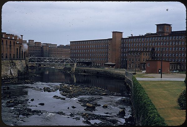 [654 Views of Mills, for Fortune Article "These Dark Satanic Mills"], Walker Evans (American, St. Louis, Missouri 1903–1975 New Haven, Connecticut), Color film transparency