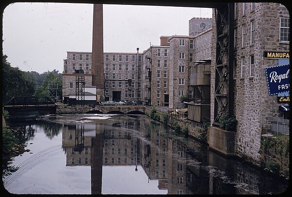 [654 Views of Mills, for Fortune Article "These Dark Satanic Mills"], Walker Evans (American, St. Louis, Missouri 1903–1975 New Haven, Connecticut), Color film transparency