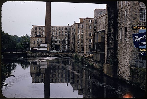 [654 Views of Mills, for Fortune Article "These Dark Satanic Mills"], Walker Evans (American, St. Louis, Missouri 1903–1975 New Haven, Connecticut), Color film transparency