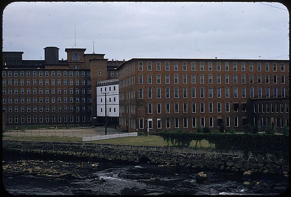 [654 Views of Mills, for Fortune Article "These Dark Satanic Mills"], Walker Evans (American, St. Louis, Missouri 1903–1975 New Haven, Connecticut), Color film transparency