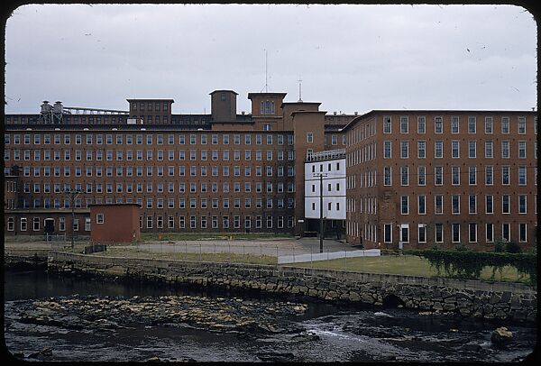 [654 Views of Mills, for Fortune Article "These Dark Satanic Mills"], Walker Evans (American, St. Louis, Missouri 1903–1975 New Haven, Connecticut), Color film transparency