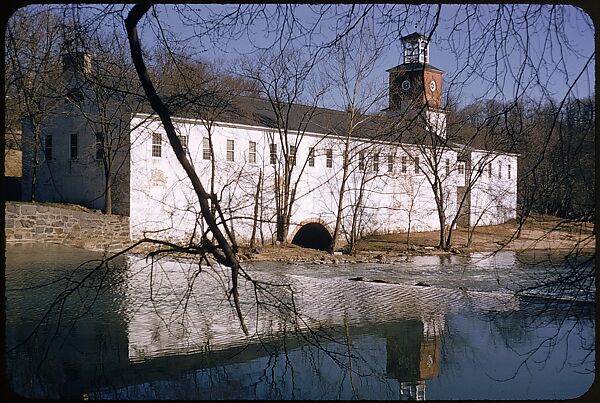 [654 Views of Mills, for Fortune Article "These Dark Satanic Mills"], Walker Evans (American, St. Louis, Missouri 1903–1975 New Haven, Connecticut), Color film transparency