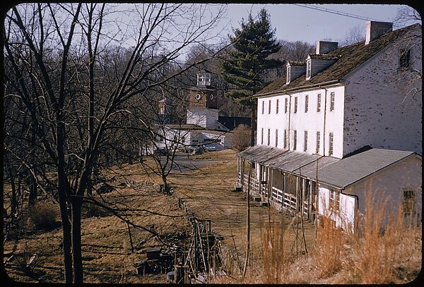 [654 Views of Mills, for Fortune Article "These Dark Satanic Mills"], Walker Evans (American, St. Louis, Missouri 1903–1975 New Haven, Connecticut), Color film transparency