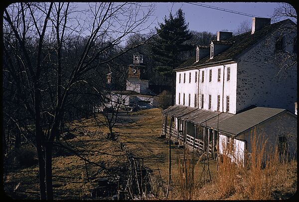 [654 Views of Mills, for Fortune Article "These Dark Satanic Mills"], Walker Evans (American, St. Louis, Missouri 1903–1975 New Haven, Connecticut), Color film transparency