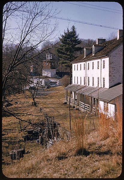 [654 Views of Mills, for Fortune Article "These Dark Satanic Mills"], Walker Evans (American, St. Louis, Missouri 1903–1975 New Haven, Connecticut), Color film transparency