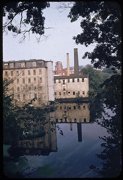 [654 Views of Mills, for Fortune Article "These Dark Satanic Mills"], Walker Evans (American, St. Louis, Missouri 1903–1975 New Haven, Connecticut), Color film transparency