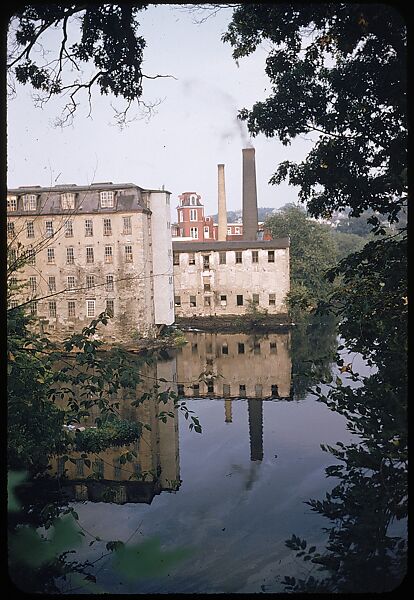 [654 Views of Mills, for Fortune Article "These Dark Satanic Mills"], Walker Evans (American, St. Louis, Missouri 1903–1975 New Haven, Connecticut), Color film transparency